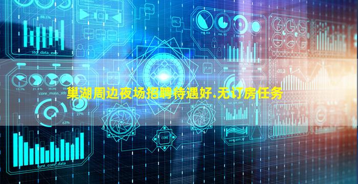 巢湖周边夜场招聘待遇好.无订房任务